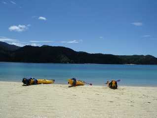 active package includes walking the Abel Tasman Track and stay at luxury lodge