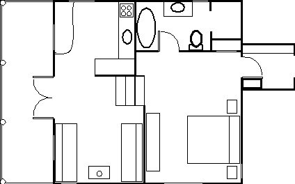 floor plan of luxury bush lodge at the resugence romantic getaway abel tasman